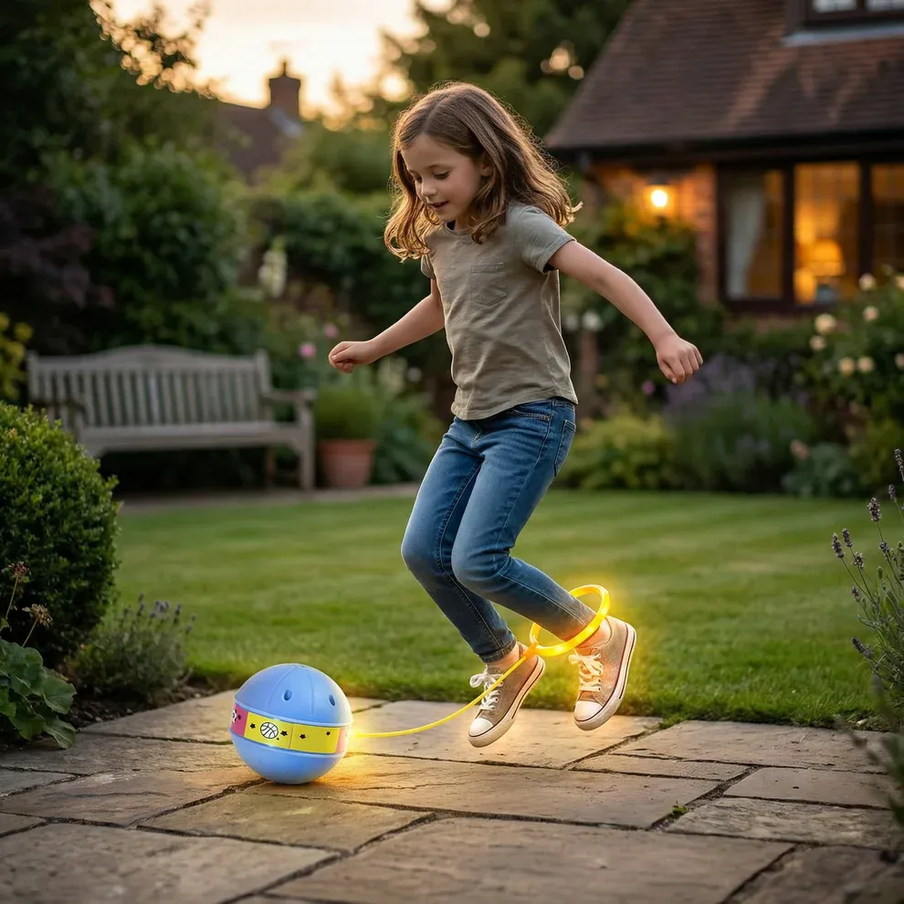 LED Ankle Skip Ball – Interactive Jumping Toy for Kids