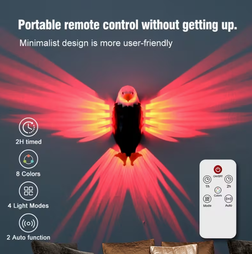 Magnetic Projection Night Light & Sensor LED Wall Lamp