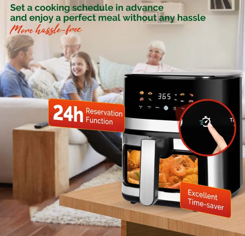 Large-Capacity Air Fryer with Viewing Window
