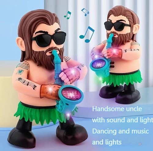 Toddler Toys, Funny Electric Musical Cartoon Character Saxophonist, Electric Learning Toy, Kids Toys, Cartoon Electric Walking Toys, Girls Toys, Toys for Boys