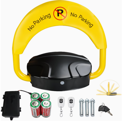 Intelligent Remote Control Parking Lock With Collision Alarm, Automatic Parking Barrier
