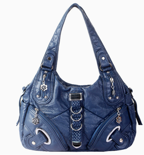 Angel Kiss Vintage Crossbody Bag - PU Hobo Tote Satchel, Lightweight Elegant Commuter Purses, Stylish Accessories for Women, Ideal for Summer Daily Use & Mother's Day Gifts,summervibes