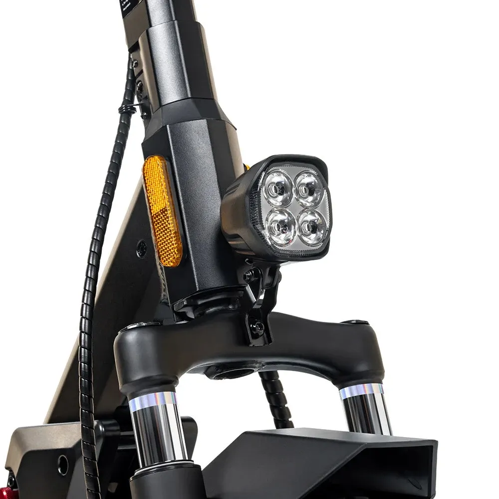 KuKirin M4 Max Electric Scooter 18.2Ah 48V 800W Motor Recommended Top Speed 25KM-H 10inch Moped Electric Scooter 64KM Mileage Electric Scooter Max Load 120Kg - Black