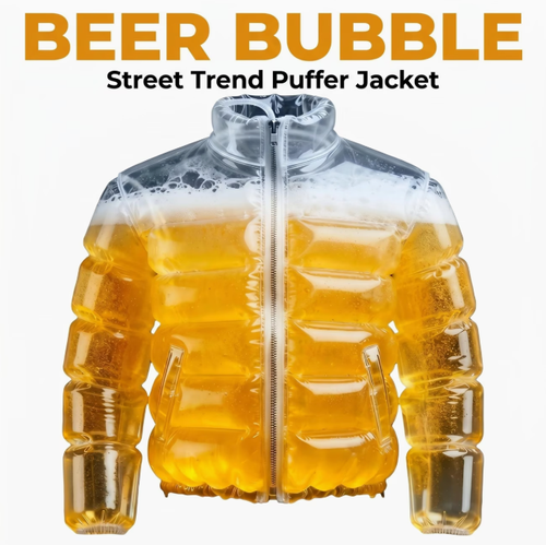 Men's Transparent Beer-Filled Pool Jacket