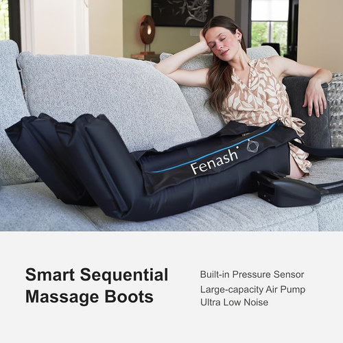 2 Pics Professional Massager Personal Care Accessories Massagers Professional Massage Equipment, Full Massager System with Dynamic Compression Technology, Kneading Squeeze Deep Relaxation, Christmas Gift for Dad Mom And Lover