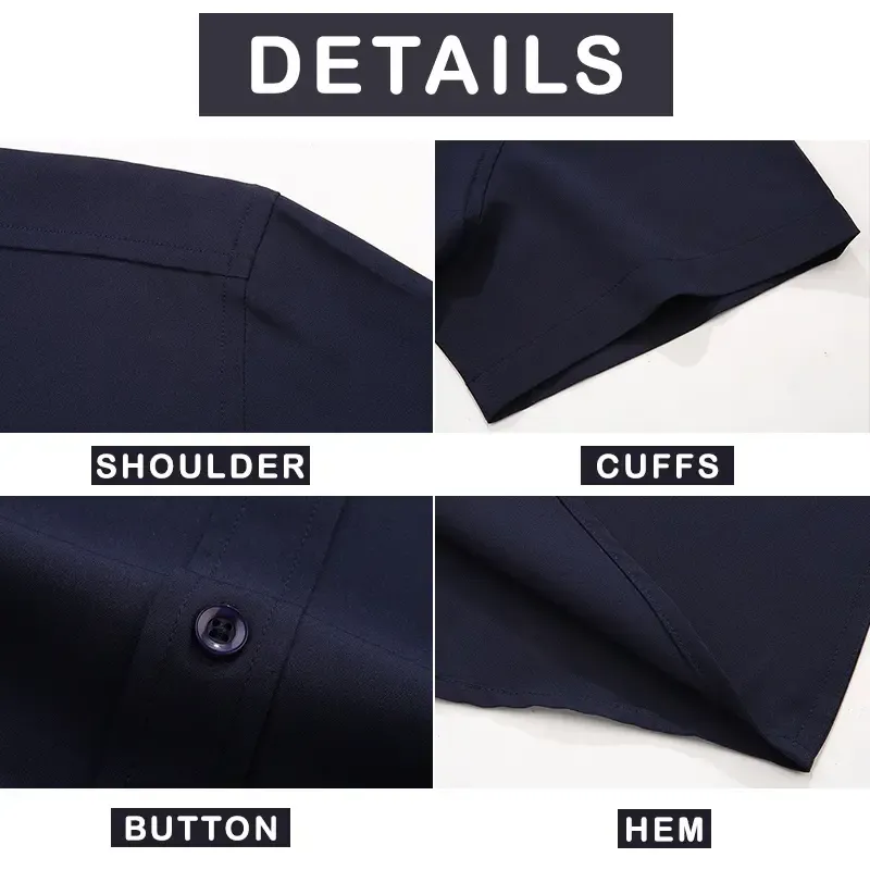 60-175KG Men Oversized Korean Style Solid Color Turn Down Collar Short Sleeve Shirts