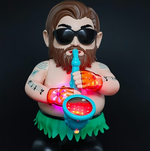 Toddler Toys, Funny Electric Musical Cartoon Character Saxophonist, Electric Learning Toy, Kids Toys, Cartoon Electric Walking Toys, Girls Toys, Toys for Boys