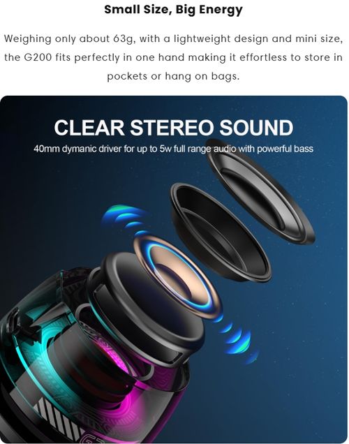 Mini portable subwoofer