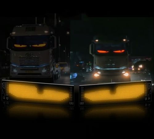 New Car APP-Controlled Bluetooth Flexible LED Soft Display