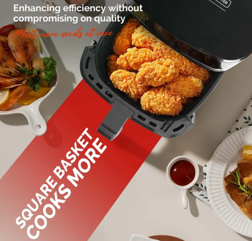 Large-Capacity Air Fryer with Viewing Window