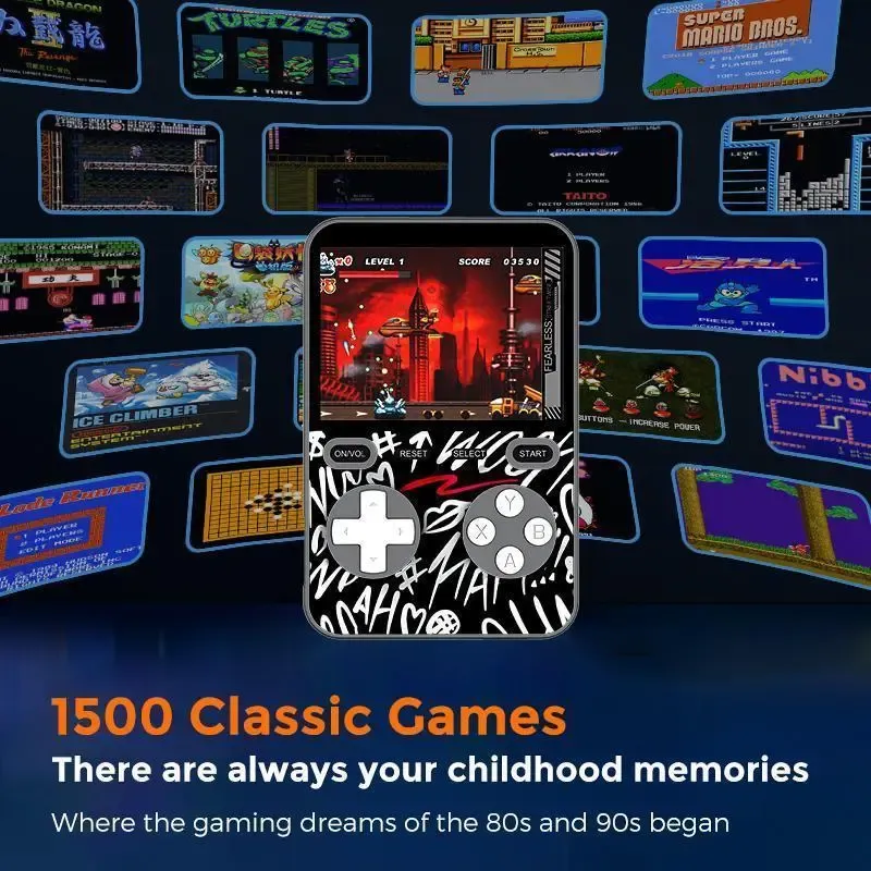 V99  MIRO 3-in-1 Magnetic Wireless Charger + Power Bank + Retro Game Console – 1500+ Classic Games, 15W MagSafe Compact for Phones – Perfect for Travel, Home, Office, Gaming Fun & Entertainment – Great Gift for Birthdays, Holidays & Special Moments