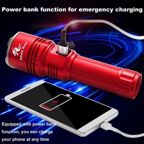 Red LED Flashlight