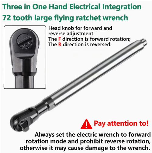 Heavy Duty Extension Ratchet Wrench, High Torque, 0.5 Inch Manual Auto Combination Ratchet Extension Tool, Multi-Purpose Extension Wrench, Socket Wrench, General Purpose Wrench, Auto Repair Tool, High Quality
