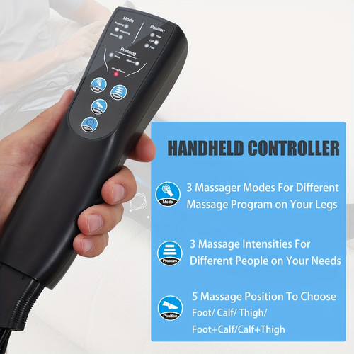 2 Pics Professional Massager Personal Care Accessories Massagers Professional Massage Equipment, Full Massager System with Dynamic Compression Technology, Kneading Squeeze Deep Relaxation, Christmas Gift for Dad Mom And Lover
