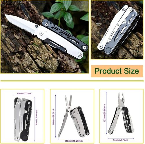 Spot Multi-Functional Disassembly Pliers Scissors Outdoor Camping Fire Tools Multi-Purpose Survival Knife Pliers High-End Folding Tool Pliers