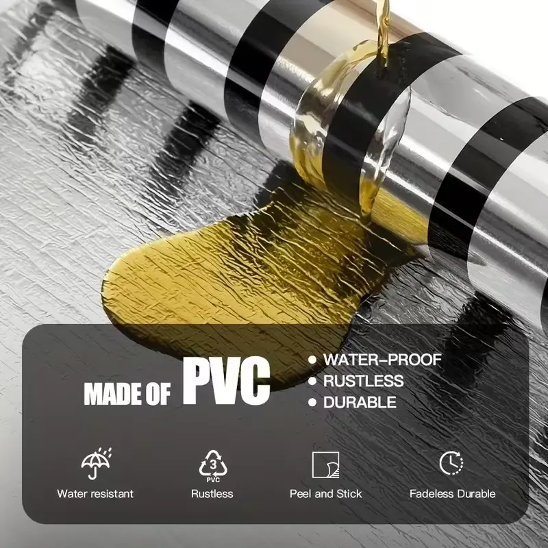 118.1in×15.74in Reflective Textured | Gold-Silver Foil | TV Wall, Bedroom & Living Room Decor ✨ Decorative Wallpaper