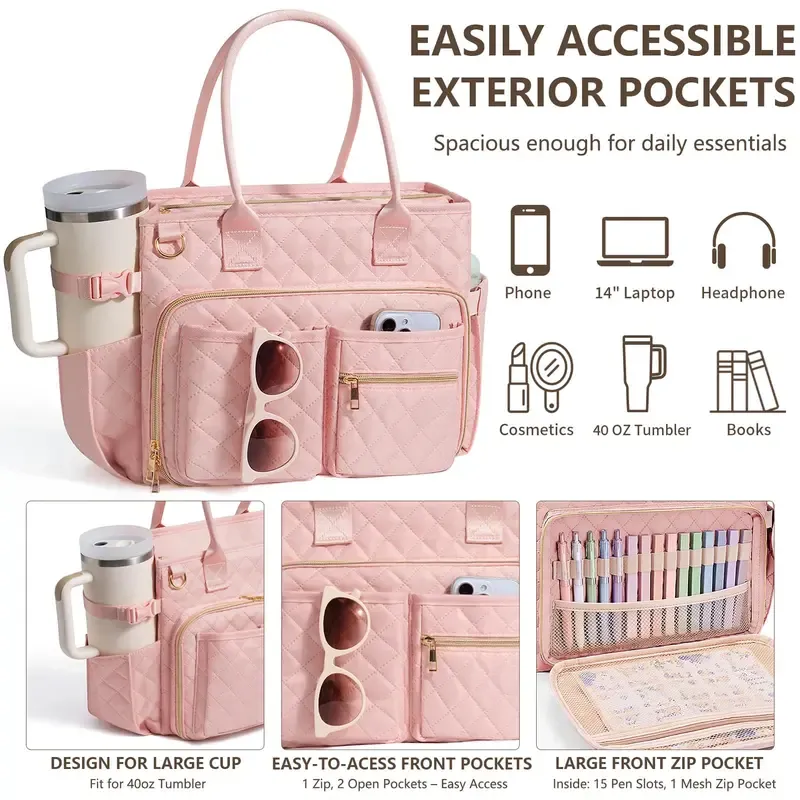 Floe Bible Cover Case Large Tote Bag for Women w  Shoulder Strap,Gifts  for Women