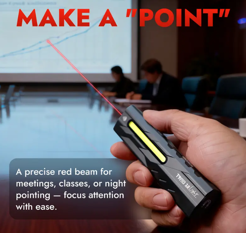 High-Intensity Portable Flashlight