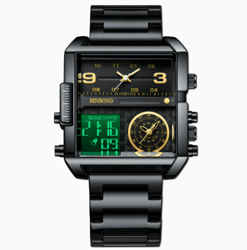 Multifunctional Quartz Watch With Oversized Dial