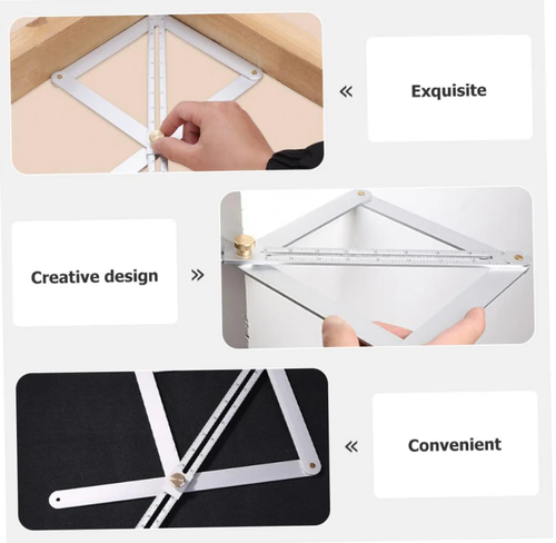 Echer Multifunctional pentru Masuratori Precise in Constructii si Tamplarie