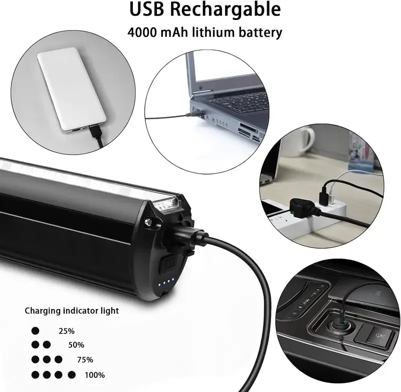 1800 Lumen Super Bright LED Bike Light, USB Rechargeable Bicycle Headlight, Waterproof Bike Headlight,Daytime Running Light,MTB Off-Road Cycling Commuting