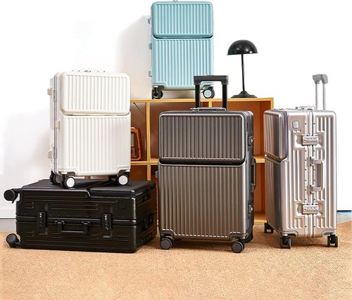 Suitcase Carry-on Luggage Spring-Summer Travel Airline Approved with TSA Lock, 360° Wheel, PC Hard Shell and Aluminum Frame Pressure-Resistant, Suitable for 20 inches (White, 20 inches) ​