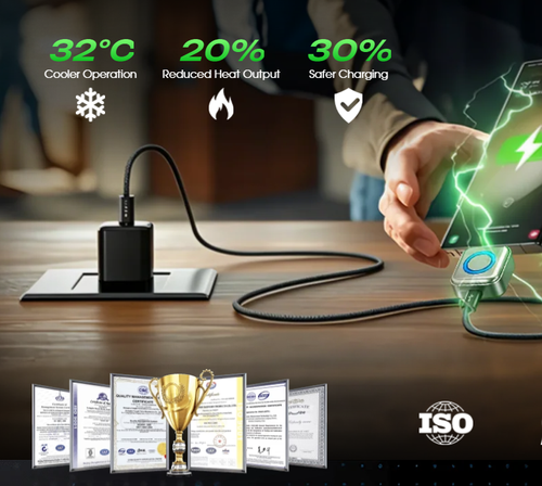 140W Smart Auto-Disconnect Fast Charger