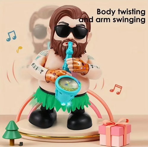Toddler Toys, Funny Electric Musical Cartoon Character Saxophonist, Electric Learning Toy, Kids Toys, Cartoon Electric Walking Toys, Girls Toys, Toys for Boys
