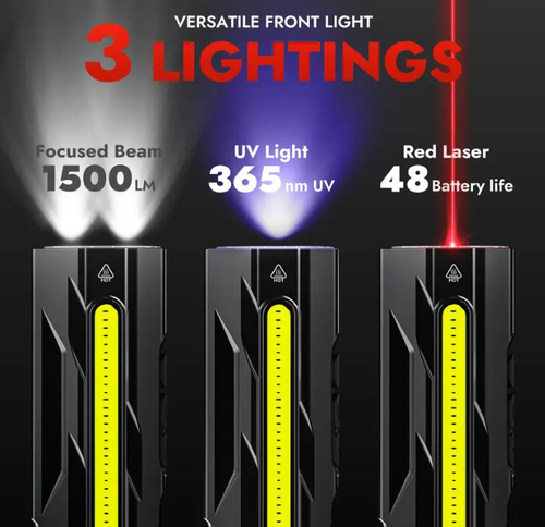 High-Intensity Portable Flashlight