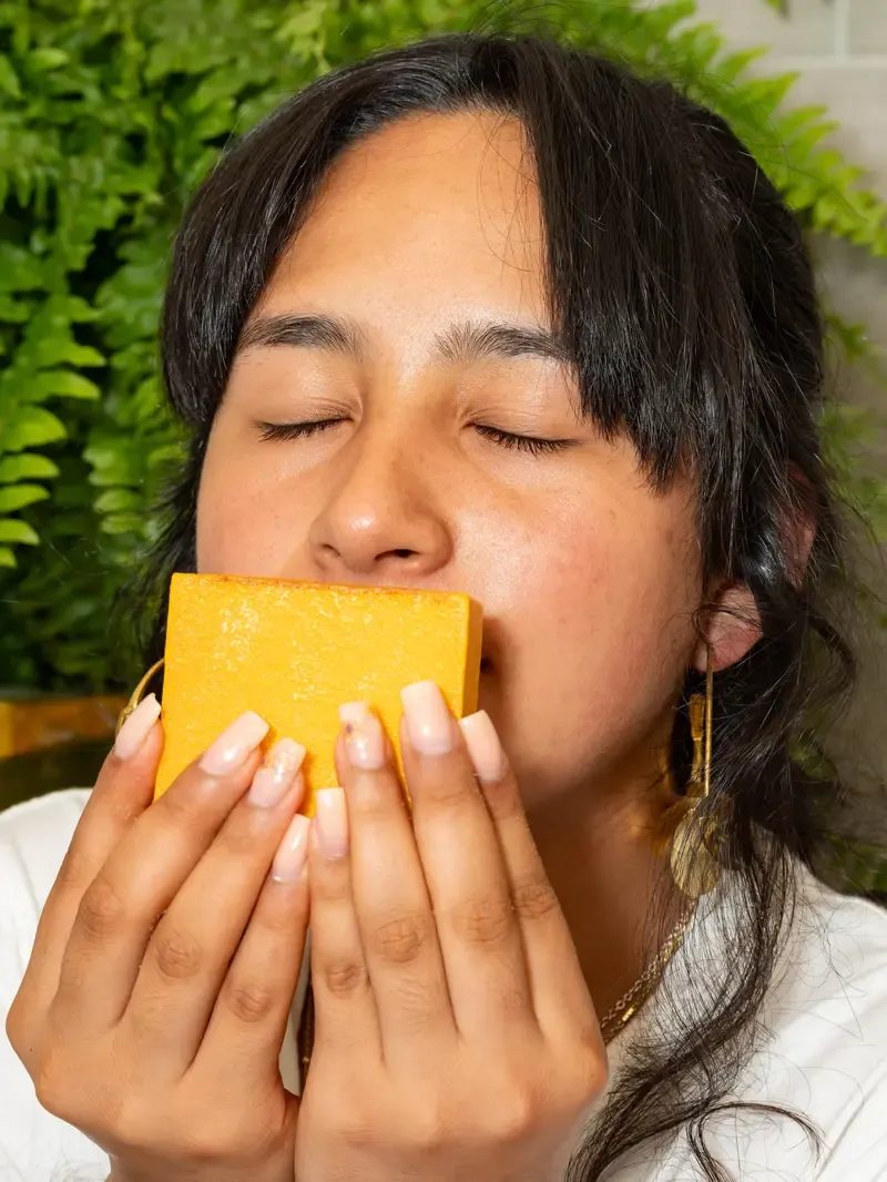 Honey Glow Lemon Turmeric & Kojic Acid Brightening Soap, Dark Spot Remover 2PC