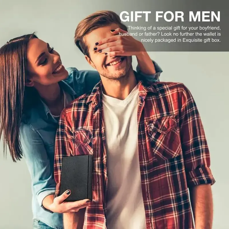 Okicoler Carbon Fiber Ultra-Thin Men's Wallet: 11 RFID Shielded Slots + Stealth Leather Design – Luxury Tech Accessory for Young Professionals