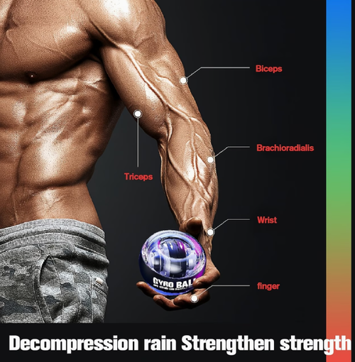 1pc Self-Starting Wrist Strength Spinning Ball for Arm, Finger, Bone And Muscle Enhancement Exerciser Home Grip Wrist Ball