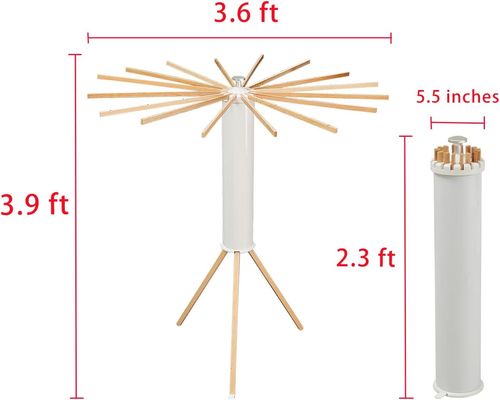 Tripod Clothes Drying Rack, Garment Rack Portable and Foldable Space Saving Laundry Drying Rack - Drying Rack Clothing Floor Folding Balcony Bedroom Household Wooden