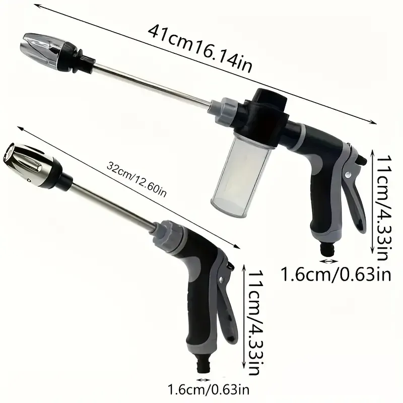 Multi-function high-pressure car wash spray