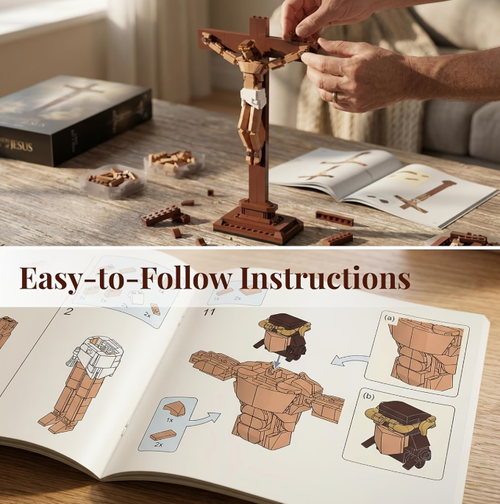 Jesus Cross Building Block Set