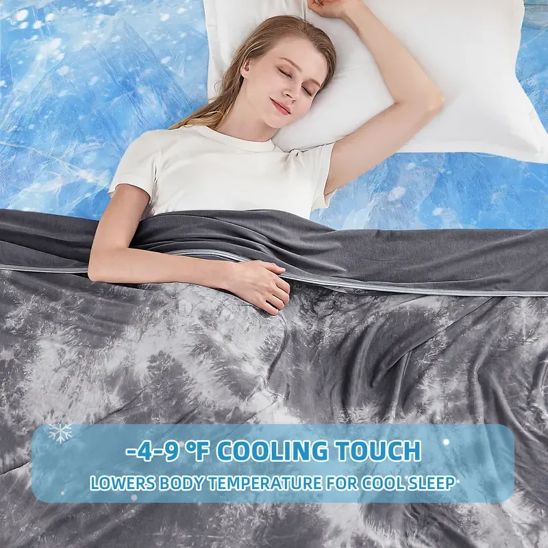 Inhand Cooling Blanket Queen Size, Summer Blankets for Hot Sleepers & Night Sweat, Thin Blanket Cold Cool Lightweight Cooling Blanket for Couch Bed,Breathable Cooling Blanket,Light Blanket for Hot Sleepers,Comfy Bedding,Gift for Summer
