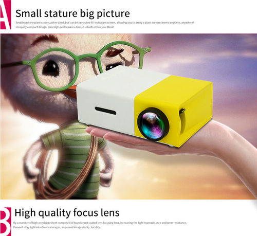 YG300 projector home led portable small projector HD
