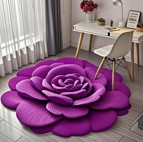 Floral floral diatomaceous earth carpet