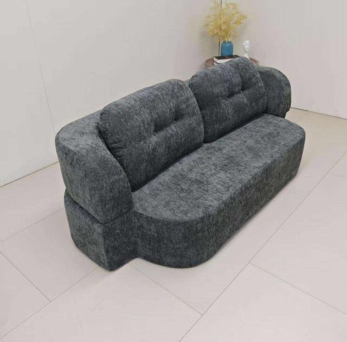 Convertible futon sofa bed made of boneless foam, easy to fold and store, ideal for living room and hotel. (6.5 feet, sleeps 3)