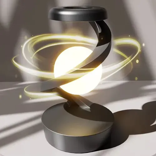 Modern Design Rotary Suspension Wireless Charging Table Lamp RGB Atmosphere Night Light with （ Delivery in 3 days ） 1066 sales