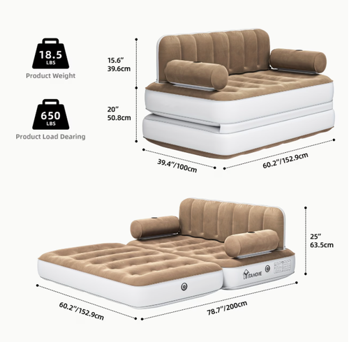 Portable Queen Air Sofa