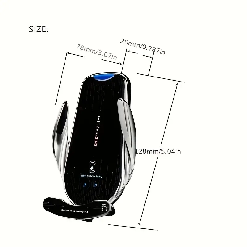 Smart Car Wireless Charging Phone Holder