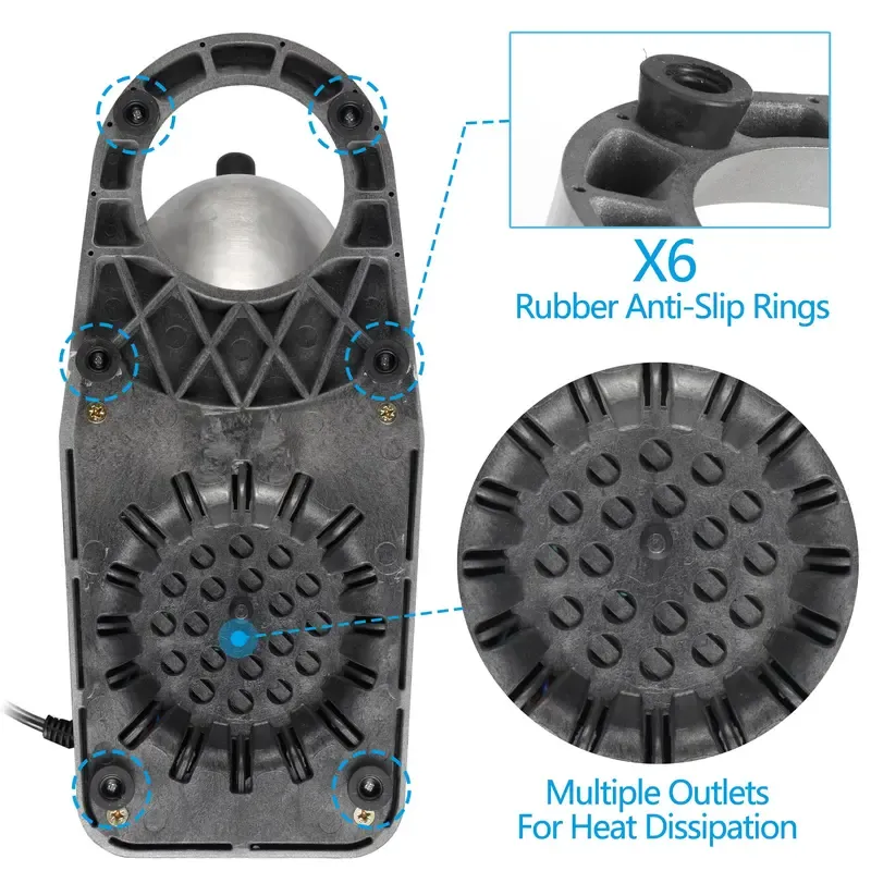 Segawe 300W Electric Ice Shaver Machine, Stainless Steel Ice Crusher, Household Frozen Treat Maker