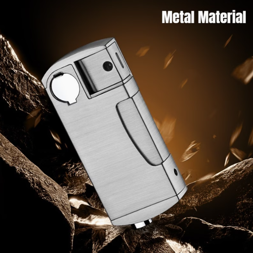 2 Sets Premium Dual-Purpose Creative Vintage Pipe Lighter Gift Box