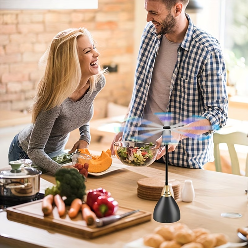 Table Fly Fans, Efficient Fly Deterrent Fan, Keeps Flies Away with Gentle Blades, USB Or Battery Operated Portable Fly Fan for Home Control, Picnic BBQ Party Portable Fly Deterrent Fans, Summer Must-Haves