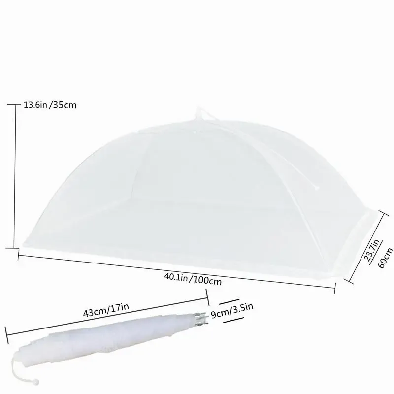 Foldable Mesh Food Cover, Lightweight Portable Food Tent, Picnic Supplies, Ideal for Outdoor Picnics, BBQs & Parties, Covers for Food Containers