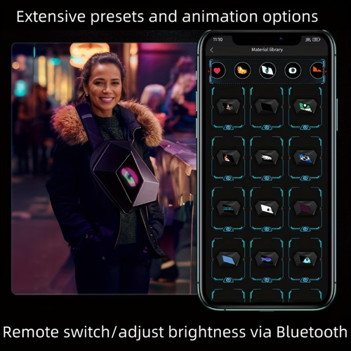 LED Smart Sling&Waist Bag