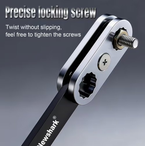 High-Hardness, 360-Degree Adjustable 8-in-1 Wrench