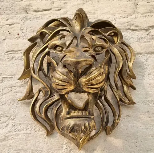 Lion Head Wall Mounted Art