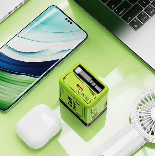 🔥Quick charger adapter with retractable type C cable & connector